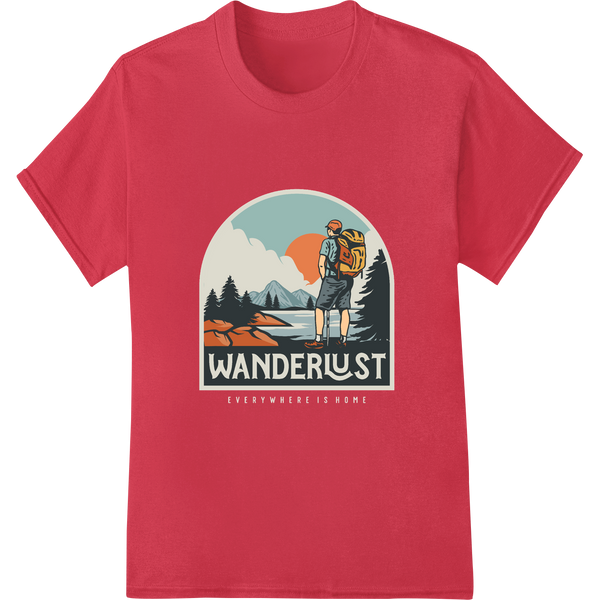 Premium quality durable print transfers on Wanderlust: Embrace the Adventure with Vintage Style