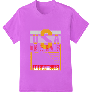 LA Originals: Bold Urban Streetwear DTF Print Heat Transfer made with premium vibrant DTF prints