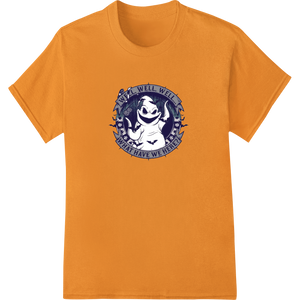 Premium quality direct to film printing on Friendly Ghost Says Boo - Playful Halloween Heat Transfer