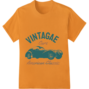 Premium quality DTF transfers on Vintage American Classic Cars - Retro Automotive Design