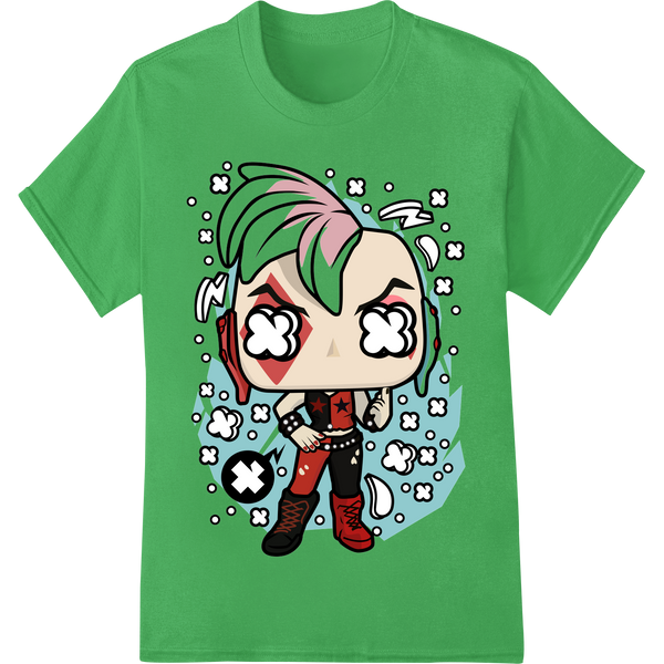 Unique innovative apparel printing for Chibi Christmas Girl Cartoon Character DTF Heat Transfer