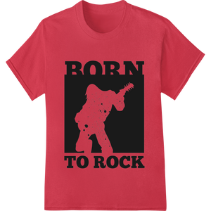 Premium quality bulk t-shirt printing on Born to Rock: Unleash Your Inner Rockstar