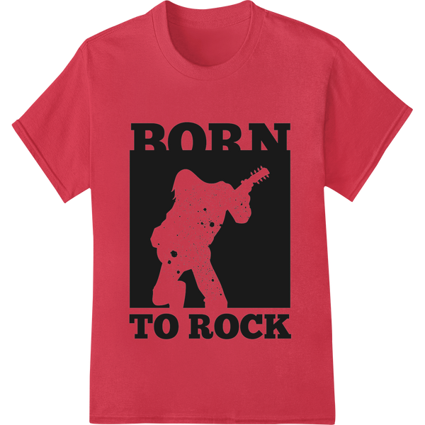 Premium quality bulk t-shirt printing on Born to Rock: Unleash Your Inner Rockstar