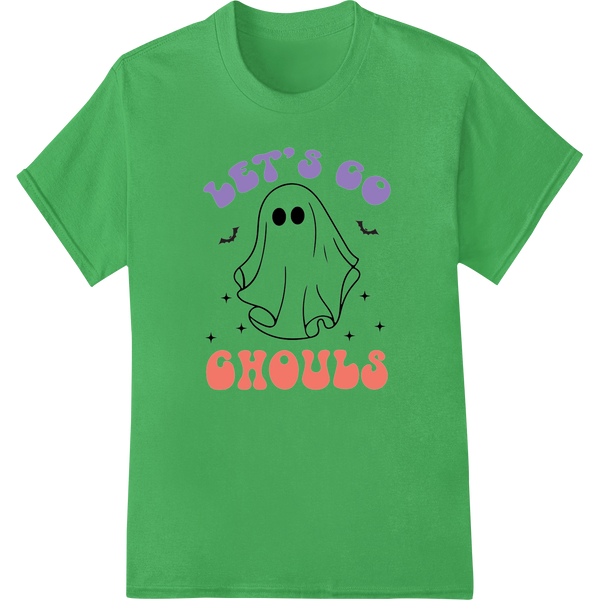 Adorable Halloween Ghost - "Let's Go Ghouls!" with custom custom print solutions artwork