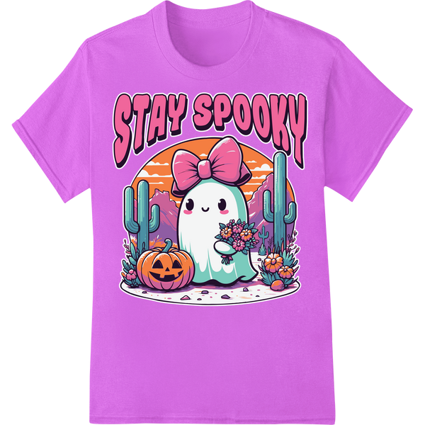 Adorable Ghost: Spooky Cuteness for Halloween featuring professional t shirt prints