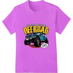 Vibrant t shirt prints print on Extreme Offroad Adventure: Vintage Jeep DTF Print Design