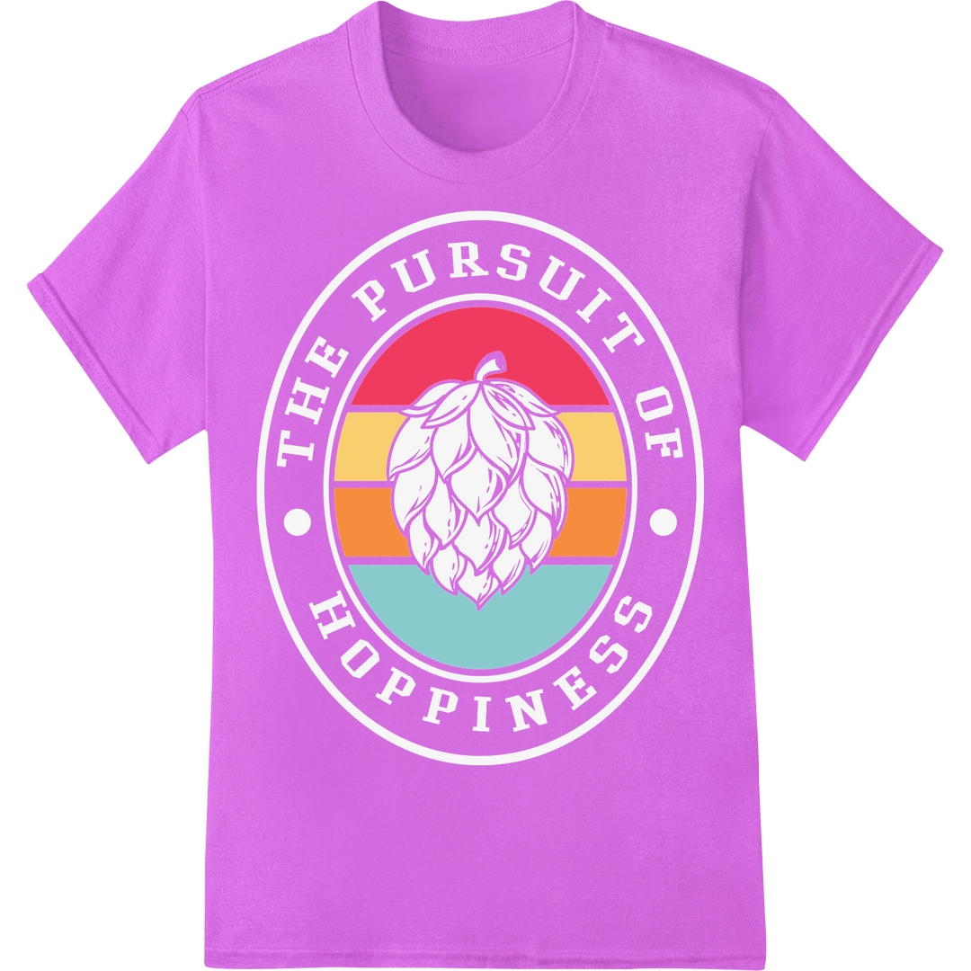 Bold Hoppy Apple: Oktoberfest-Inspired DTF Heat Transfer on purple shirt - SUPERDTF-DTF Prints-DTF Transfers-Custom DTF Prints