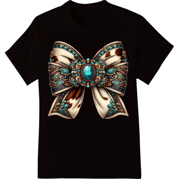 Majestic Butterfly: Ornamental Elegance for DTF Prints on black shirt - SUPERDTF-DTF Prints-DTF Transfers-Custom DTF Prints