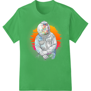 Cutting-edge customized apparel featured on Cosmic Confections: Astronaut Gumball Machine Adventure