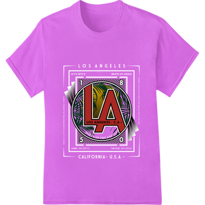 LA Los Angeles Palm Fronds Logo - California Urban Style made with premium custom apparel