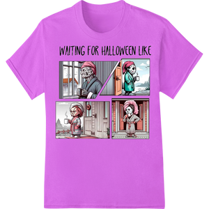 Innovative apparel decoration design on Can't Wait for Halloween - Funny Cartoon DTF Transfer