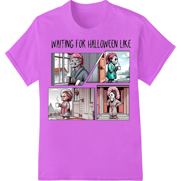 Innovative apparel decoration design on Can't Wait for Halloween - Funny Cartoon DTF Transfer