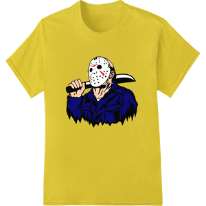 Chilling Friday the 13th Jason Voorhees Hockey Mask Horror DTF - High-quality custom merchandise