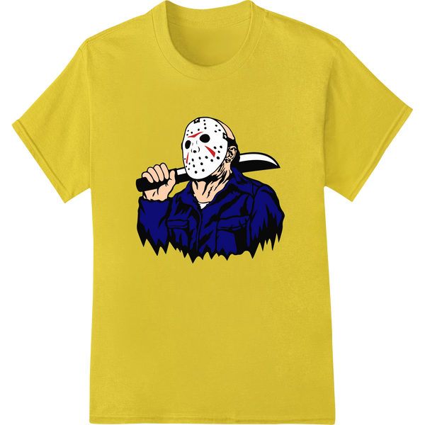 Chilling Friday the 13th Jason Voorhees Hockey Mask Horror DTF - High-quality custom merchandise