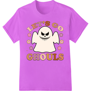 Let's Go Ghouls Spooky Cute Halloween Ghost DTF Transfer - High-quality heat transfer