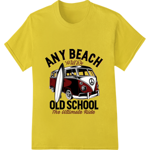 Expert custom print solutions craftsmanship on Retro Surf Van: Old School Cool for Any Beach Adventure