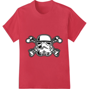 Fierce Stormtrooper Skull - Star Wars Heat Transfer Print featuring professional DTF transfers