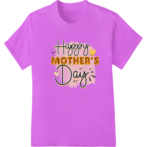 Heartfelt Mother's Day Design for DTF Transfer Prints on purple shirt - SUPERDTF-DTF Prints-DTF Transfers-Custom DTF Prints