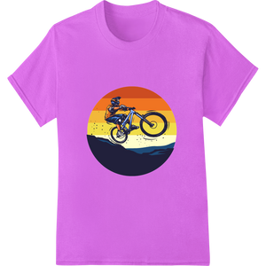 Motocross Sunset Silhouette - Off-Road Adventure Print showcasing advanced custom print solutions technology