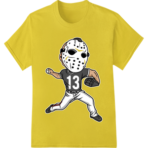 Friday the 13th Jason Football Player DTF Print featuring professional dtf printer