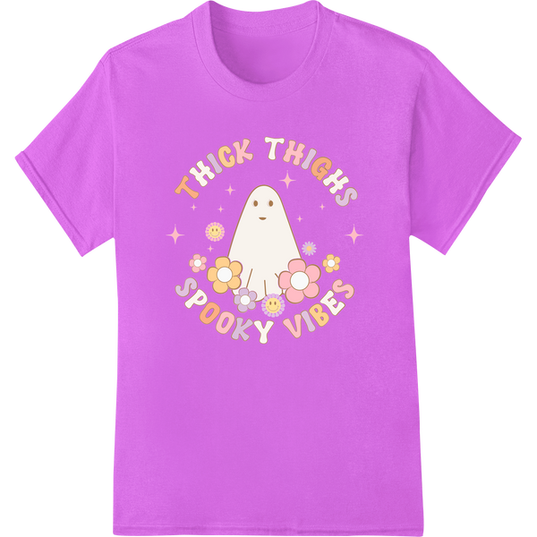 Cute Ghost Halloween Design - Thick Thighs Spooky Vibes featuring professional print on demand