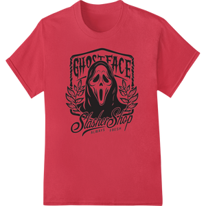 Custom bulk t-shirt printing design - Ghostface Slasher Shop: Unleash Your Inner Scream Queen