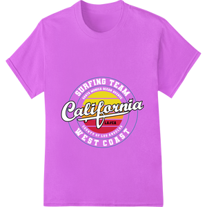 Premium quality custom DTF designs on Vintage California Logo - Retro Travel Souvenir Design