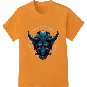 Personalized DTF technology design for Demonic Blue Face DTF Print Heat Transfer for Halloween