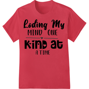 Vibrant high-quality t-shirt printing print on Parenting Humor: Losing My Mind One Kid at a Time