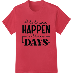 Durable DTF print shop applied to Seize the Day: Bold Typography Motivational Quote