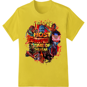 Custom t shirt prints design - Zombie Xmas: Most Wonderful Time of Year DTF Print