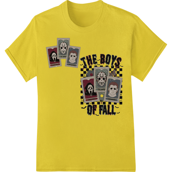 Durable DTF print shop applied to Vintage Slasher Portraits: The Boys of Fall DTF Transfers