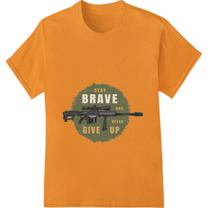 Premium quality t shirt prints on Stay Brave Veterans Day Motivational DTF Print Transfer