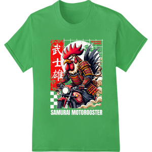 Innovative high-quality t-shirt printing design on Samurai Rooster Rides into Chinese New Year