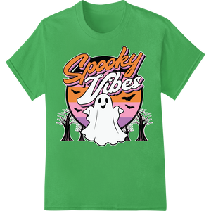 Cutting-edge custom merchandise featured on Embrace the Eerie Excitement with 'Spooky Vibes'