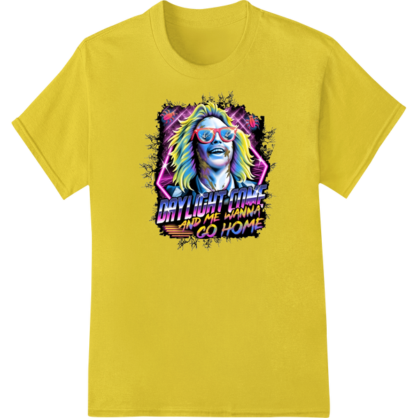 Psychedelic Woman Portrait | Colorful Groovy Heat Transfer featuring professional customized apparel