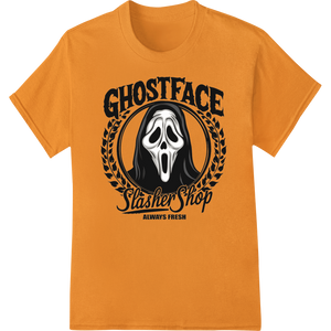 Unique DTF prints for Ghostface Slasher Shop: Hauntingly Fresh Halloween Horror