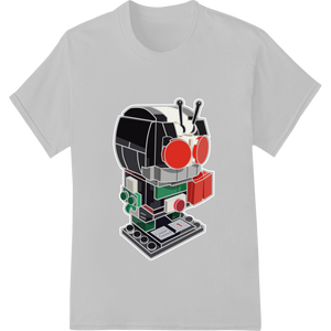 Festive Futuristic: Abstract Robot Geometric Art Print featuring professional innovative apparel printing