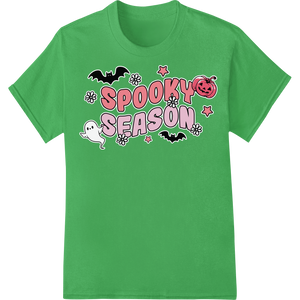 Durable durable print transfers applied to Spooky Season Halloween Heat Transfer - Super DTF Print