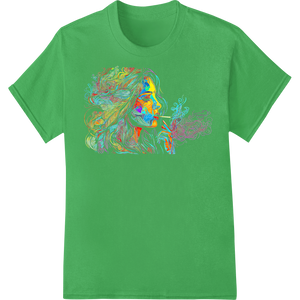 Personalized garment printing design for Vibrant Abstract Swirls - Colorful Artistic DTF Print