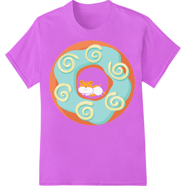 Spooky Sweet Halloween Donut DTF Print Heat Transfer on purple shirt - SUPERDTF-DTF Prints-DTF Transfers-Custom DTF Prints