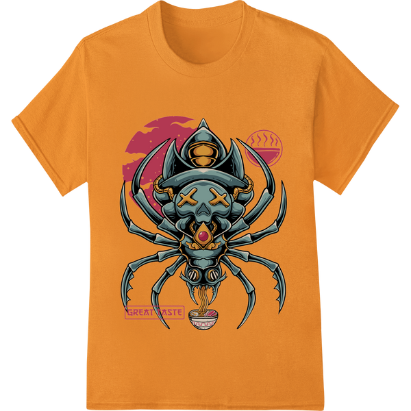 Fierce Blue Beetle Samurai | DTF Print Heat Transfer featuring professional personalized clothing