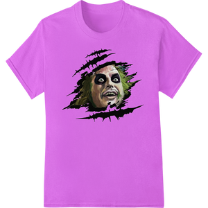 Ripped Face Monster Halloween DTF Print Heat Transfer - High-quality apparel decoration