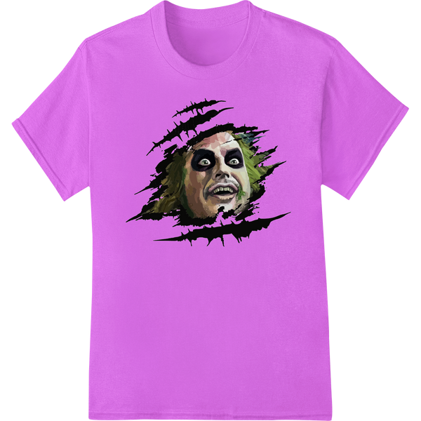 Ripped Face Monster Halloween DTF Print Heat Transfer - High-quality apparel decoration