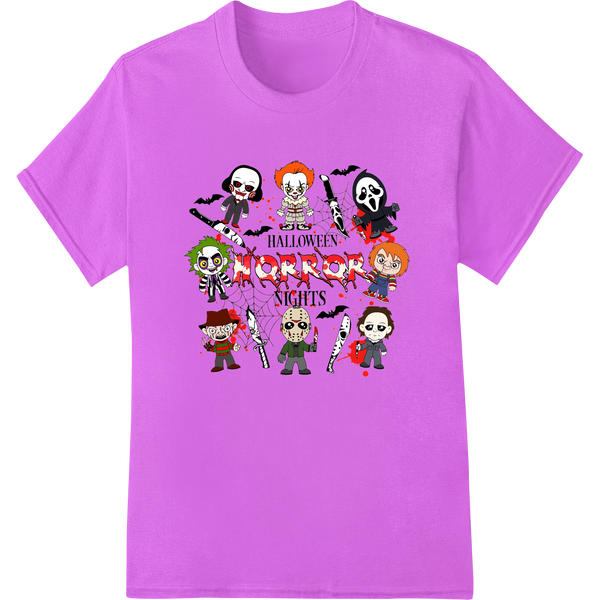 Spooky cartoon monsters including ghosts, vampires, and goblins. Great for Halloween DTF (Direct to Film) printing on...