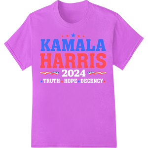 Kamala Harris Patriotic Campaign | DTF Print | Super DTF made with premium dtf printer