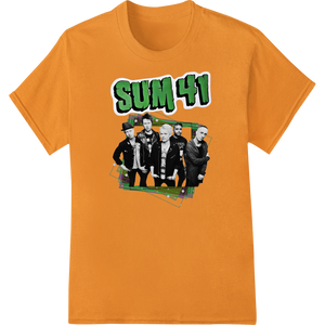 Sum 41 Punk Rock Band DTF Print Heat Transfer | Super DTF showcasing advanced custom DTF designs technology