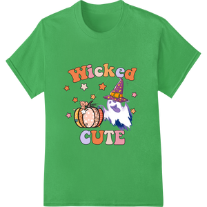 Wicked Cute Halloween: Adorable Ghost & Pumpkin Design - High-quality digital printing