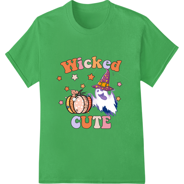 Wicked Cute Halloween: Adorable Ghost & Pumpkin Design - High-quality digital printing