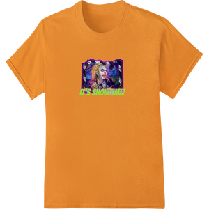 Enchanting Psychedelic Diva Print - Halloween Style - High-quality heat transfer